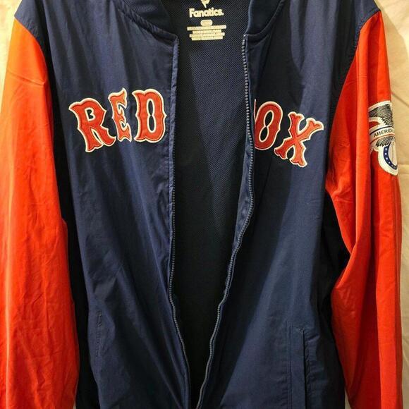 Fanatics RED SOX windbreaker Large - Picture 7 of 10
